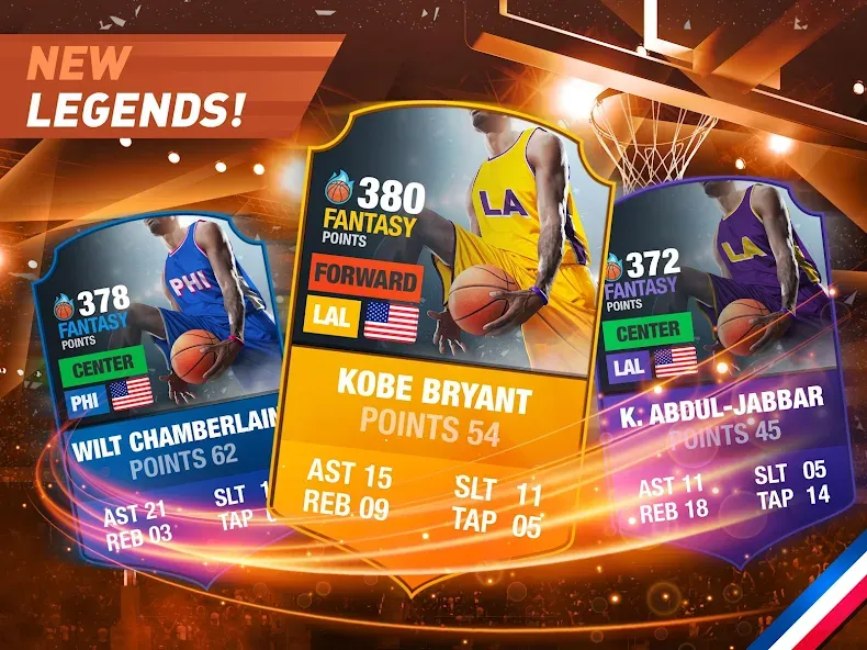 Basketball Fantasy Manager NBA — последняя версия с модом (Безлимитные деньги и игроки) — скриншот 4 Basketball Fantasy Manager NBA — последняя версия с модом (Безлимитные деньги и игроки) — скриншот 4
