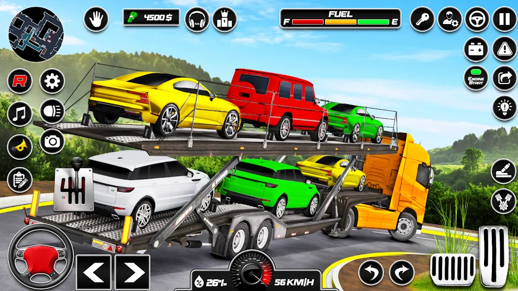 Скачать Car Transporter 3d:Truck Games последней версии — Безлимитные деньги и топливо — скриншот 2 Скачать Car Transporter 3d:Truck Games последней версии — Безлимитные деньги и топливо — скриншот 2