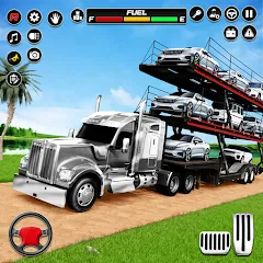 Скачать Car Transporter 3d:Truck Games последней версии — Безлимитные деньги и топливо