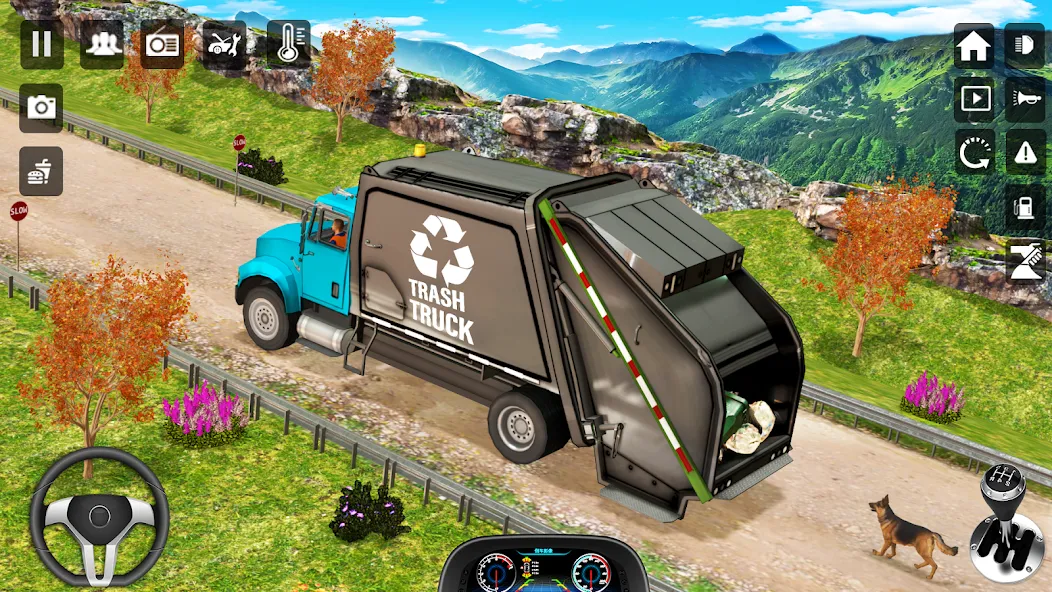 Trash Truck Games Simulator 3D — взломанная версия, Безлимитные деньги и всё открыто — скриншот 2 Trash Truck Games Simulator 3D — взломанная версия, Безлимитные деньги и всё открыто — скриншот 2