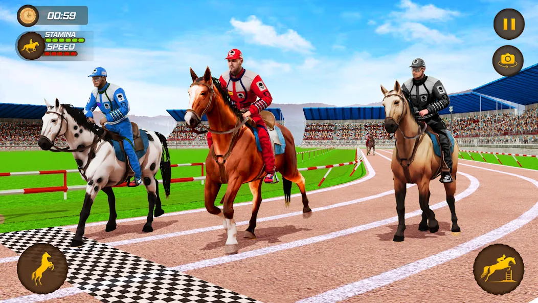 Horse Racing Game: Horse Games взлом на Андроид — Безлимитные деньги и быстрые лошади — скриншот 2 Horse Racing Game: Horse Games взлом на Андроид — Безлимитные деньги и быстрые лошади — скриншот 2