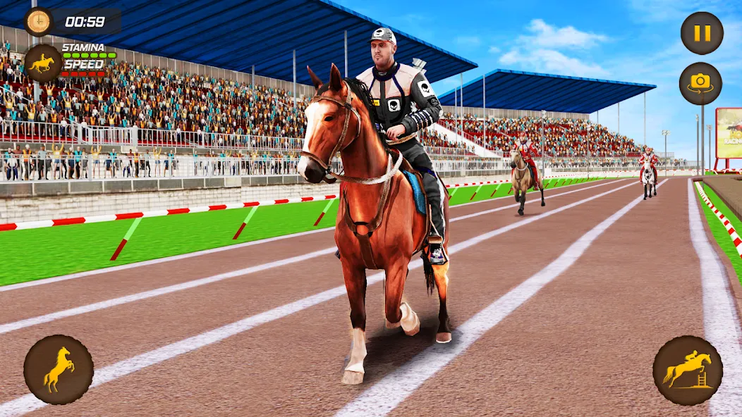 Horse Racing Game: Horse Games взлом на Андроид — Безлимитные деньги и быстрые лошади — скриншот 3 Horse Racing Game: Horse Games взлом на Андроид — Безлимитные деньги и быстрые лошади — скриншот 3