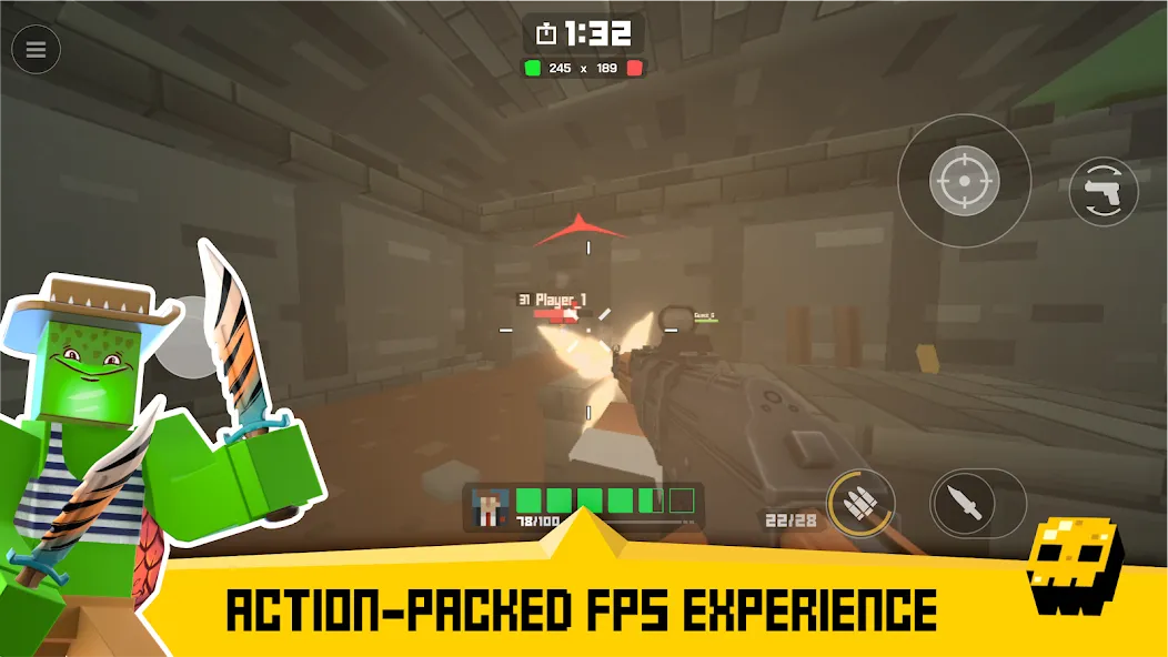 Скачать Krunker FRVR - Multiplayer FPS последней версии — Много игроков и все оружие — скриншот 5 Скачать Krunker FRVR - Multiplayer FPS последней версии — Много игроков и все оружие — скриншот 5