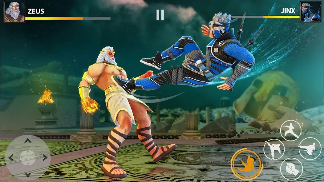 Скачать Ninja Clash: Karate Fighters последней версии — Безлимитные деньги и энергия — скриншот 4