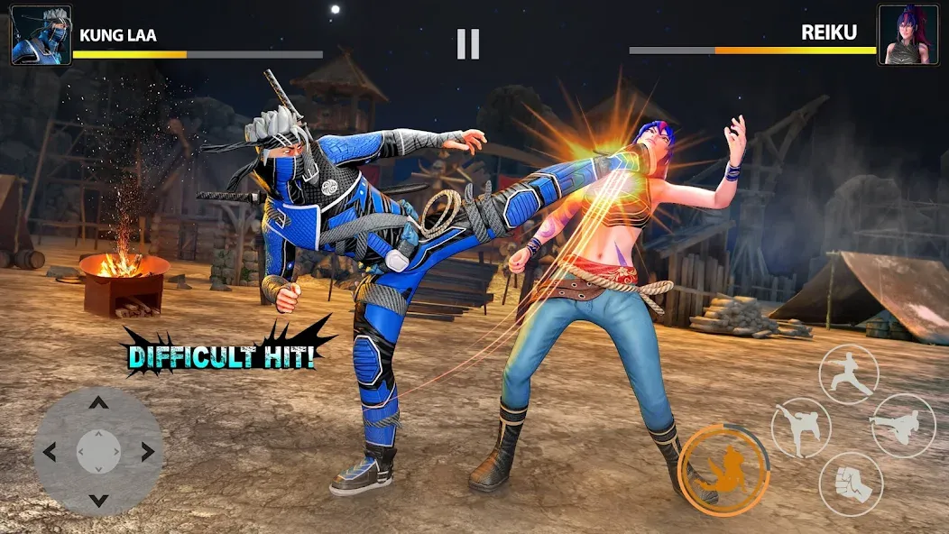 Скачать Ninja Clash: Karate Fighters последней версии — Безлимитные деньги и энергия — скриншот 5