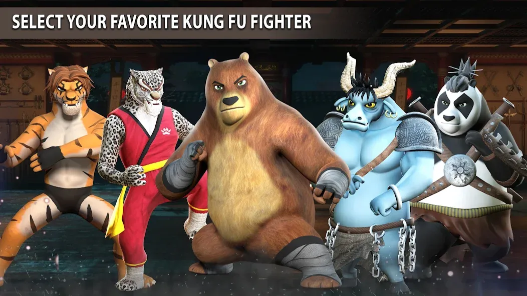 Скачать взлом Kung Fu Animal: Fighting Games — Безлимитные деньги и открыты все бойцы — скриншот 4 Скачать взлом Kung Fu Animal: Fighting Games — Безлимитные деньги и открыты все бойцы — скриншот 4