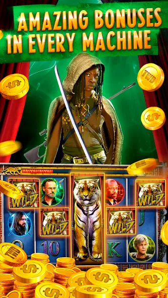 The Walking Dead Casino Slots взлом на Андроид — Безлимитные монеты и бонусы — скриншот 4