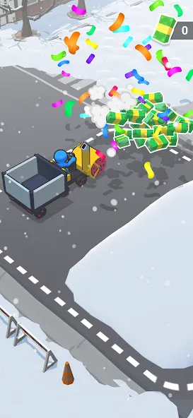 Скачать Snow shovelers - simulation Mod APK — Много денег и все открыто — скриншот 3 Скачать Snow shovelers - simulation Mod APK — Много денег и все открыто — скриншот 3