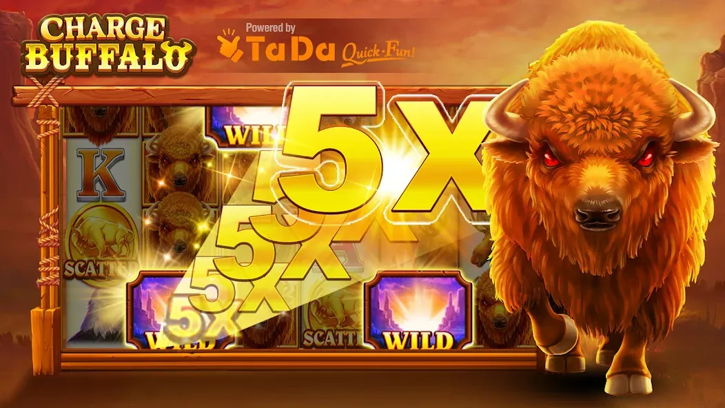 Скачать Charge Buffalo Slot-TaDa Games последней версии — Безлимитные монеты и бонусы — скриншот 1 Скачать Charge Buffalo Slot-TaDa Games последней версии — Безлимитные монеты и бонусы — скриншот 1