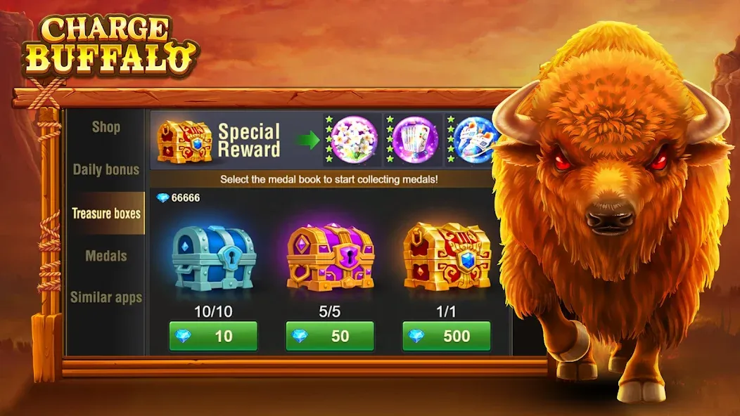 Скачать Charge Buffalo Slot-TaDa Games последней версии — Безлимитные монеты и бонусы — скриншот 4 Скачать Charge Buffalo Slot-TaDa Games последней версии — Безлимитные монеты и бонусы — скриншот 4