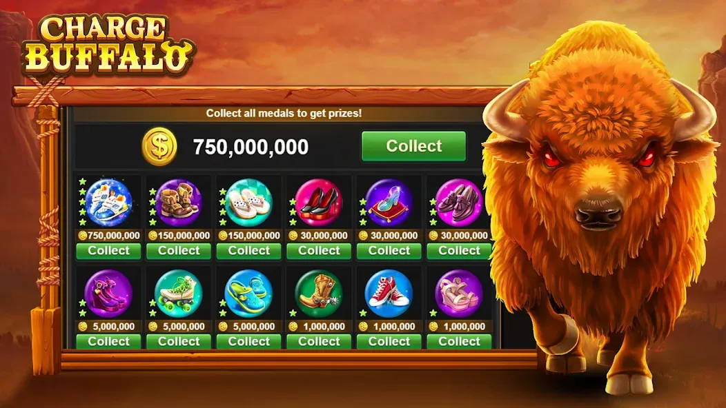 Скачать Charge Buffalo Slot-TaDa Games последней версии — Безлимитные монеты и бонусы — скриншот 5 Скачать Charge Buffalo Slot-TaDa Games последней версии — Безлимитные монеты и бонусы — скриншот 5