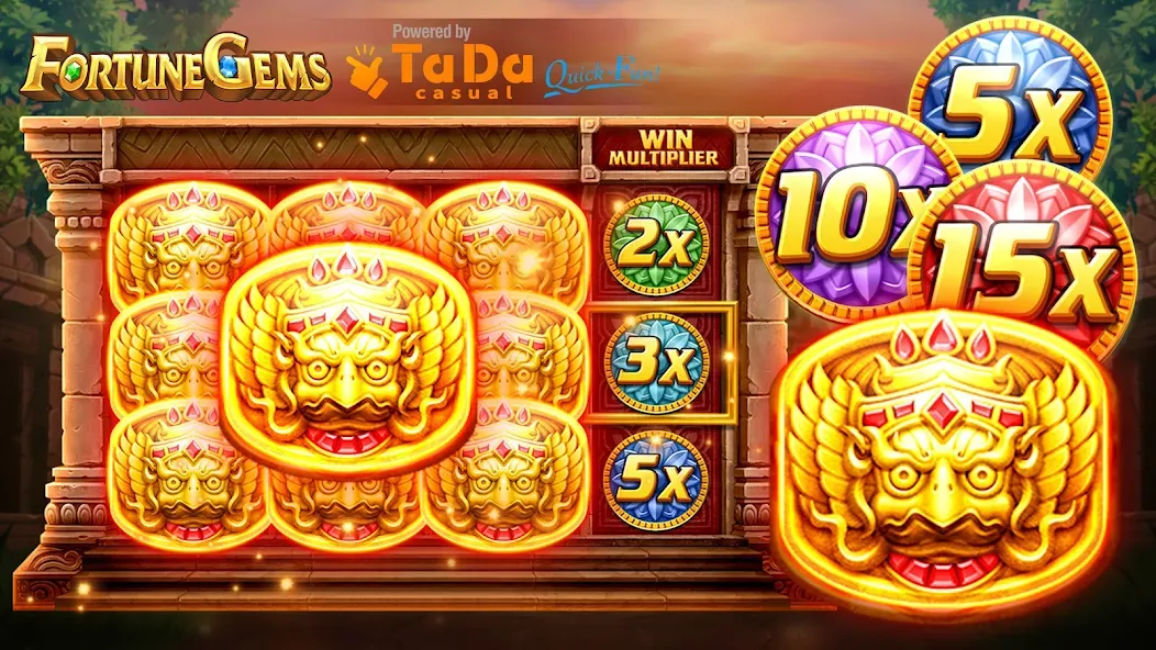 Slot Fortune Gems-TaDa Games мод на Андроид: Безлимитные монеты и бонусы — скриншот 1 Slot Fortune Gems-TaDa Games мод на Андроид: Безлимитные монеты и бонусы — скриншот 1