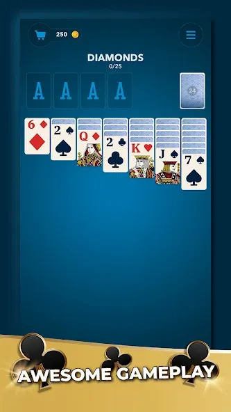 Скачать Solitaire Guru: Card Game на Андроид с модом — Безлимитные монеты и подсказки — скриншот 2 Скачать Solitaire Guru: Card Game на Андроид с модом — Безлимитные монеты и подсказки — скриншот 2