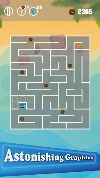 Скачать Maze Legend : A Cute Maze Game последней версии — Безлимитные подсказки и все уровни — скриншот 1