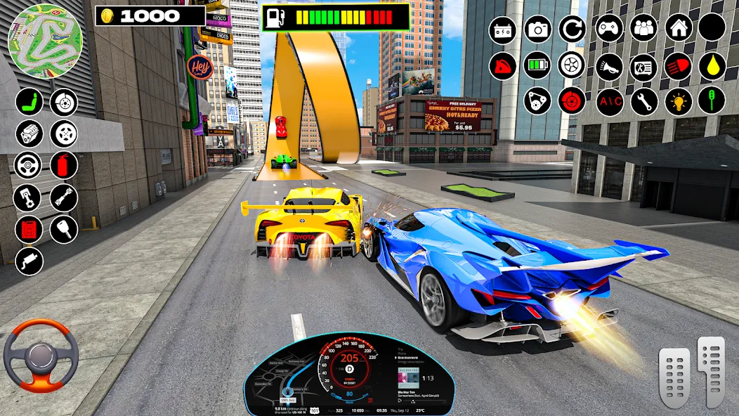 Rampa Car Game: GT Car stunts — взломанная версия, Безлимитные деньги и все машины открыты — скриншот 4