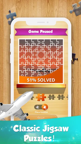 Jigsaw Go - Classic Jigsaw Puz — Безлимитные подсказки и все пазлы открыты, скачать мод APK — скриншот 2 Jigsaw Go - Classic Jigsaw Puz — Безлимитные подсказки и все пазлы открыты, скачать мод APK — скриншот 2
