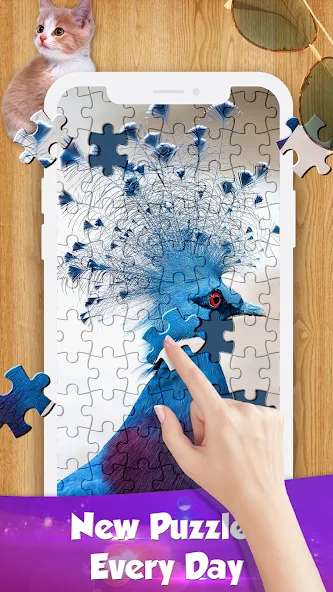 Jigsaw Go - Classic Jigsaw Puz — Безлимитные подсказки и все пазлы открыты, скачать мод APK — скриншот 4 Jigsaw Go - Classic Jigsaw Puz — Безлимитные подсказки и все пазлы открыты, скачать мод APK — скриншот 4