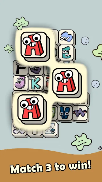 Alphabet Magic Tiles Match 3D MOD APK скачать на Андроид — Без рекламы и открыты все уровни — скриншот 4 Alphabet Magic Tiles Match 3D MOD APK скачать на Андроид — Без рекламы и открыты все уровни — скриншот 4