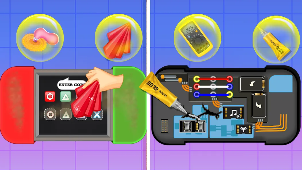 Скачать взлом Electronics Repair Master — Безлимитные деньги и все детали — скриншот 3 Скачать взлом Electronics Repair Master — Безлимитные деньги и все детали — скриншот 3