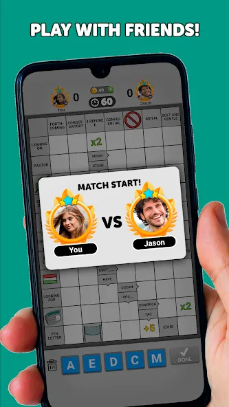 Wordgrams - Crossword & Puzzle — Безлимитные подсказки и жизни, скачать мод APK — скриншот 4 Wordgrams - Crossword & Puzzle — Безлимитные подсказки и жизни, скачать мод APK — скриншот 4
