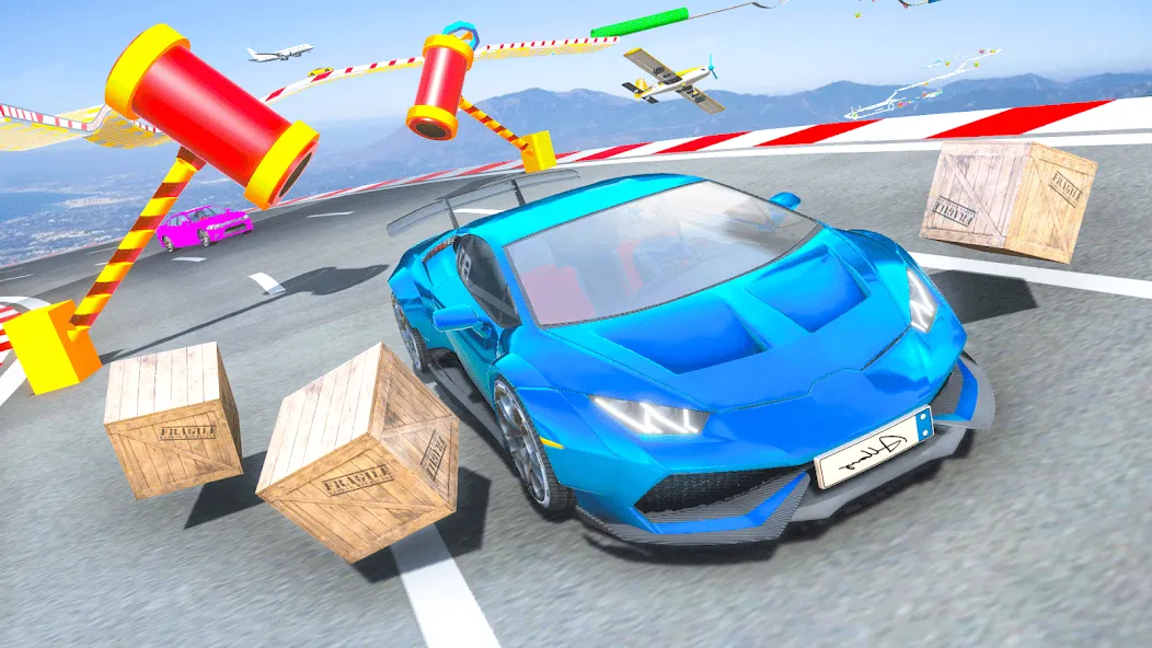 Скачать Ramp Car Games: GT Car Stunts на Андроид с модом — Безлимитные деньги и все машины — скриншот 4 Скачать Ramp Car Games: GT Car Stunts на Андроид с модом — Безлимитные деньги и все машины — скриншот 4
