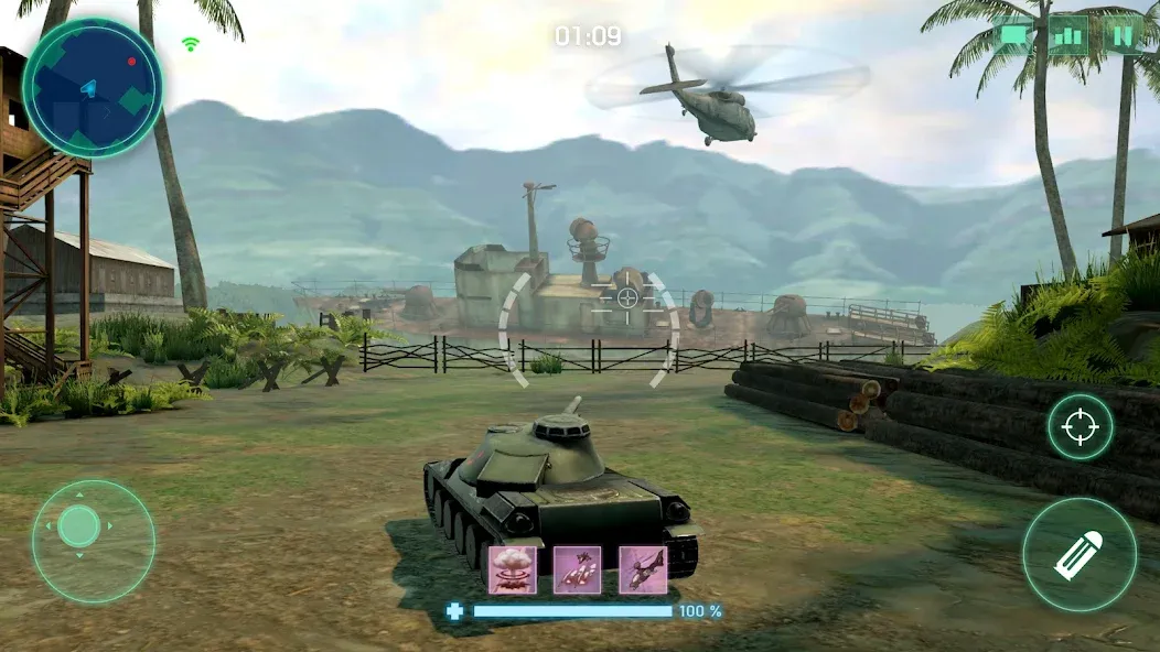 War Machines:Tanks Battle Game на телефон — скачать мод: Безлимитные деньги и боеприпасы — скриншот 1 War Machines:Tanks Battle Game на телефон — скачать мод: Безлимитные деньги и боеприпасы — скриншот 1