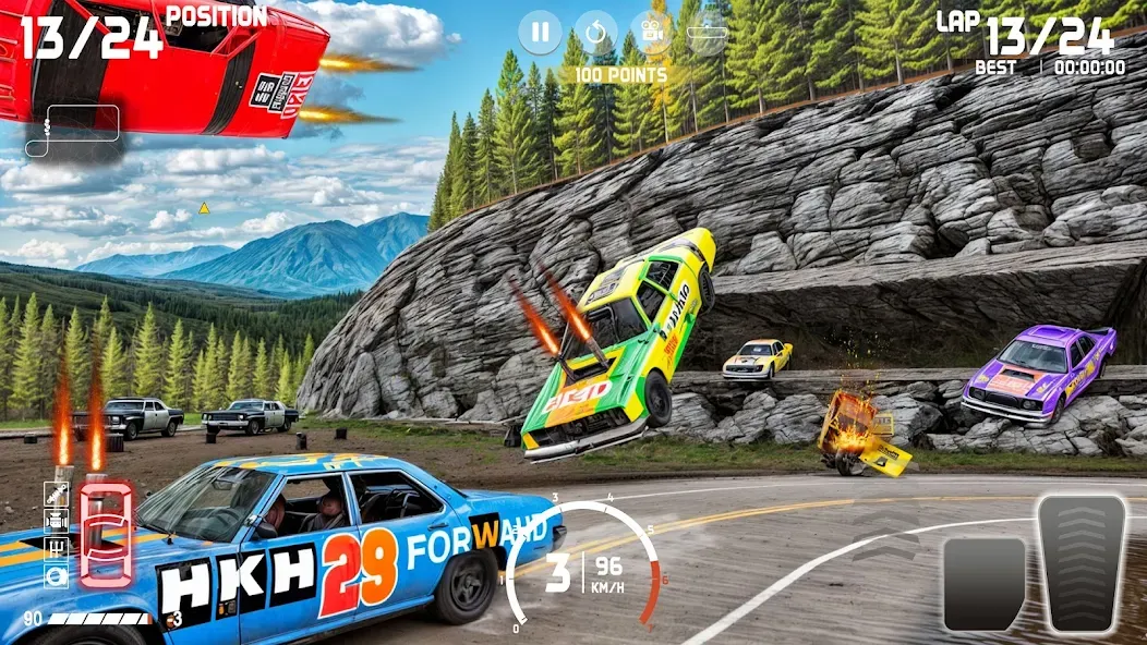 Demolition Derby: Car Games MOD APK скачать на Андроид — Безлимитные деньги и топливо — скриншот 3 Demolition Derby: Car Games MOD APK скачать на Андроид — Безлимитные деньги и топливо — скриншот 3