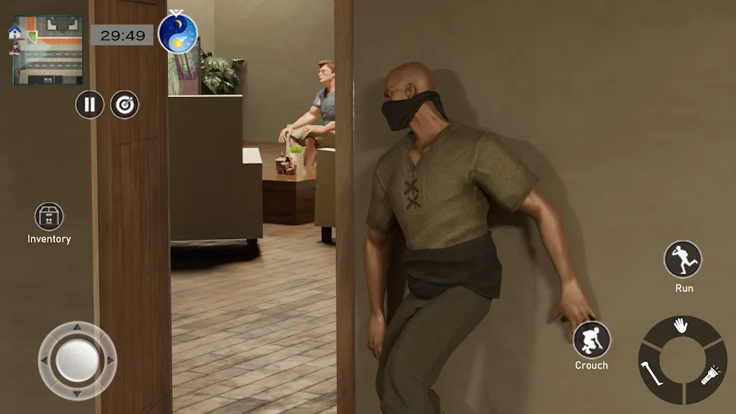 Thief Escape: Robbery Game бесплатно на Андроид — мод: Безлимитные деньги и все уровни открыты — скриншот 3