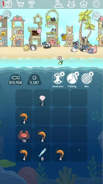 2048 Kitty Cat Island мод на Андроид: Бесконечные очки и все котики открыты — скриншот 2 2048 Kitty Cat Island мод на Андроид: Бесконечные очки и все котики открыты — скриншот 2