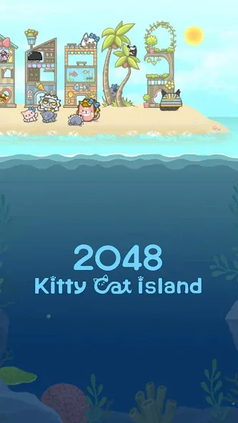 2048 Kitty Cat Island мод на Андроид: Бесконечные очки и все котики открыты — скриншот 3 2048 Kitty Cat Island мод на Андроид: Бесконечные очки и все котики открыты — скриншот 3