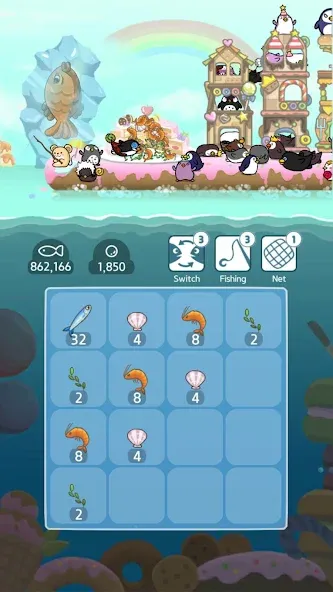 2048 Penguin Island MOD APK: Без рекламы и много денег — скриншот 2 2048 Penguin Island MOD APK: Без рекламы и много денег — скриншот 2