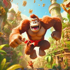 Скачать взлом Monkey jungle run kong gorilla — Безлимитные монеты и жизни