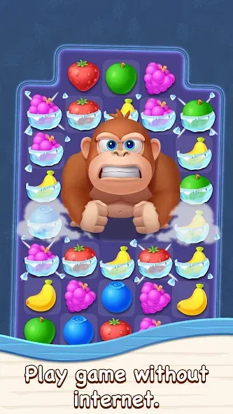 Jigsaw: Fruit Link Blast взлом APK — Безлимитные монеты и подсказки — скриншот 3