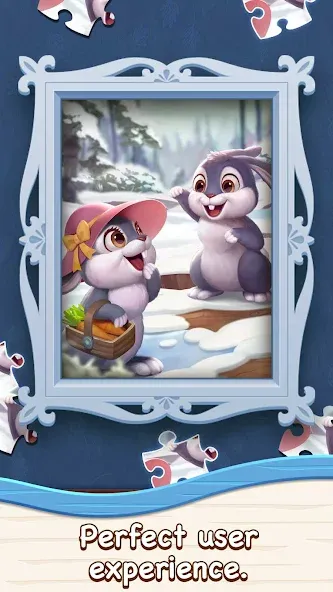 Jigsaw: Fruit Link Blast взлом APK — Безлимитные монеты и подсказки — скриншот 4