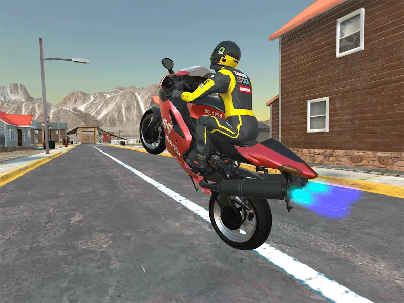 Moto bike Driving: Mega Ramp бесплатно на Андроид — мод: Безлимитные деньги и всё открыто — скриншот 4 Moto bike Driving: Mega Ramp бесплатно на Андроид — мод: Безлимитные деньги и всё открыто — скриншот 4