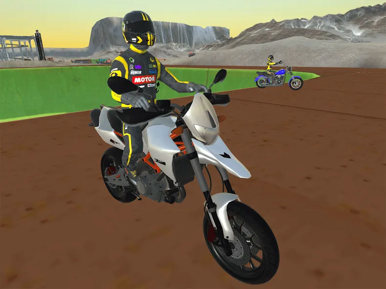 Moto bike Driving: Mega Ramp бесплатно на Андроид — мод: Безлимитные деньги и всё открыто — скриншот 5 Moto bike Driving: Mega Ramp бесплатно на Андроид — мод: Безлимитные деньги и всё открыто — скриншот 5