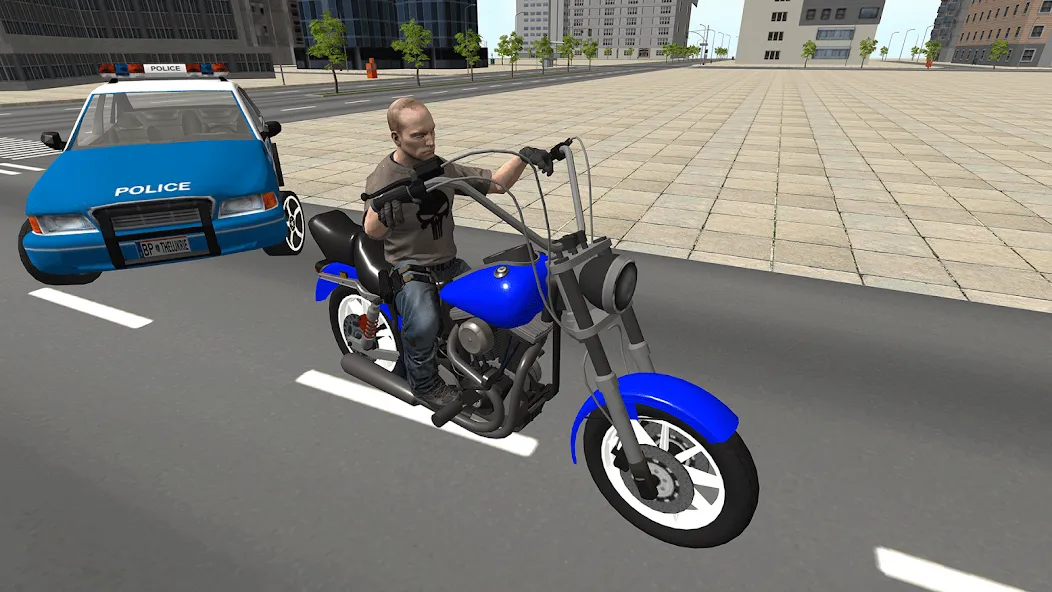 Bike Driving: Police Chase (Мод: Безлимитные деньги и топливо) — скачать на Андроид — скриншот 3