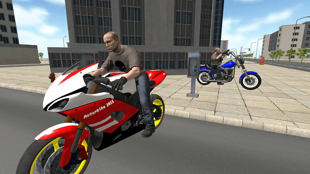 Bike Driving: Police Chase (Мод: Безлимитные деньги и топливо) — скачать на Андроид — скриншот 4