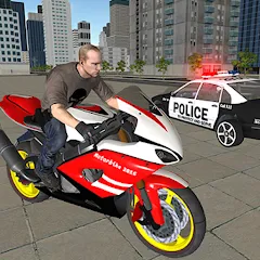 Bike Driving: Police Chase (Мод: Безлимитные деньги и топливо) — скачать на Андроид