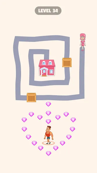 Скачать Draw To Home мод — Открыты все уровни и подсказки — скриншот 4 Скачать Draw To Home мод — Открыты все уровни и подсказки — скриншот 4