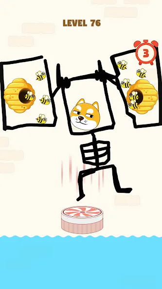 Save The Dog MOD APK: Без рекламы и бесконечные жизни — скриншот 3 Save The Dog MOD APK: Без рекламы и бесконечные жизни — скриншот 3