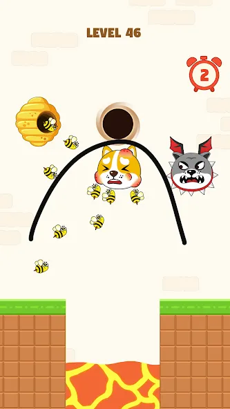 Save The Dog MOD APK: Без рекламы и бесконечные жизни — скриншот 5 Save The Dog MOD APK: Без рекламы и бесконечные жизни — скриншот 5