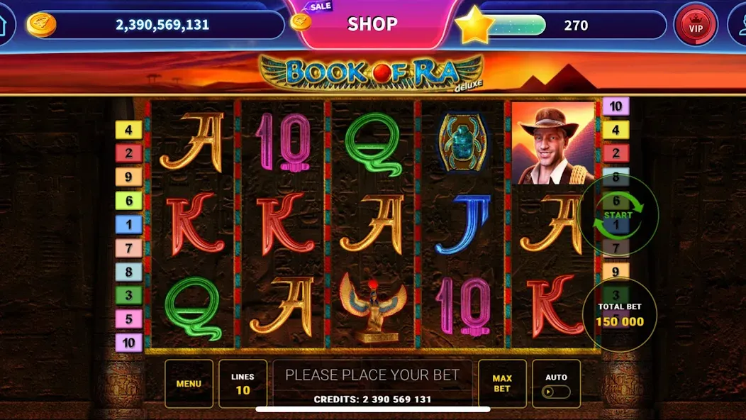 Скачать взлом Book of Ra™ Deluxe Slot — Безлимитные монеты и бонусы — скриншот 1 Скачать взлом Book of Ra™ Deluxe Slot — Безлимитные монеты и бонусы — скриншот 1