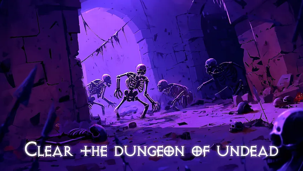 Dungeon: Age of Heroes MOD APK: Безлимитные ресурсы и мощные герои — скриншот 2 Dungeon: Age of Heroes MOD APK: Безлимитные ресурсы и мощные герои — скриншот 2