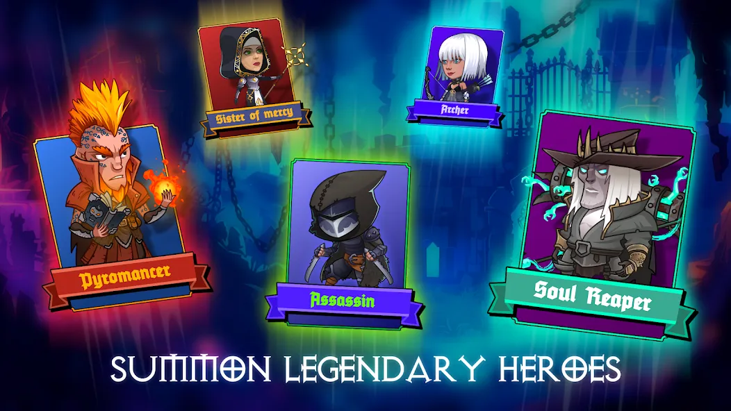 Dungeon: Age of Heroes MOD APK: Безлимитные ресурсы и мощные герои — скриншот 5 Dungeon: Age of Heroes MOD APK: Безлимитные ресурсы и мощные герои — скриншот 5