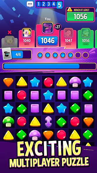 Мод Match Masters ‎- PvP Match 3 — Безлимитные бустеры и много монет, скачать APK — скриншот 2