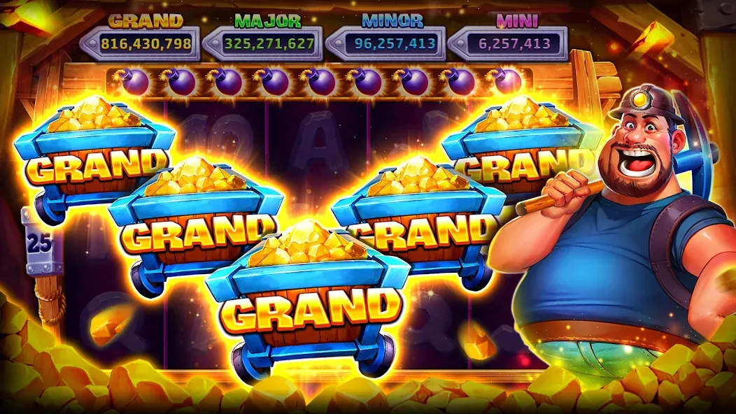 Jackpot Wins - Slots Casino — скачать мод: Безлимитные монеты и джекпоты — скриншот 5