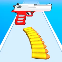 Скачать Bullet Stack Mod APK — Много денег и патронов