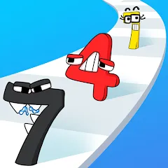 Скачать Merge Number Run последней версии — Безлимитные деньги и все уровни