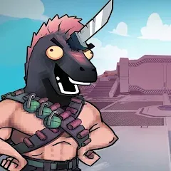 Fury Wars online shooter games MOD APK скачать на Андроид — Безлимитные патроны и усиленное оружие
